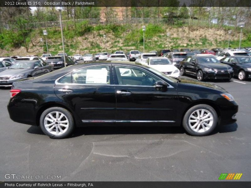 Obsidian Black / Parchment 2012 Lexus ES 350