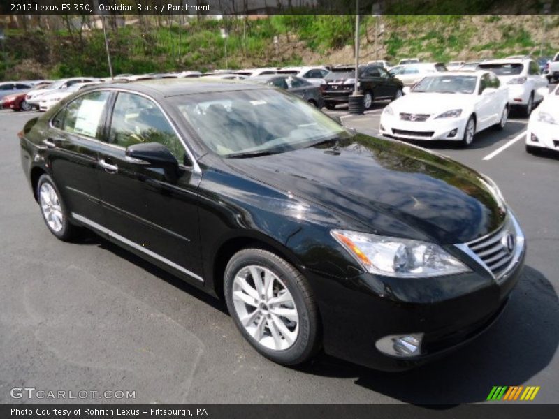 Obsidian Black / Parchment 2012 Lexus ES 350