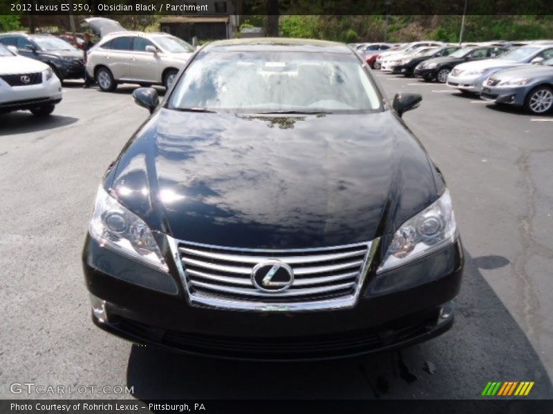 Obsidian Black / Parchment 2012 Lexus ES 350