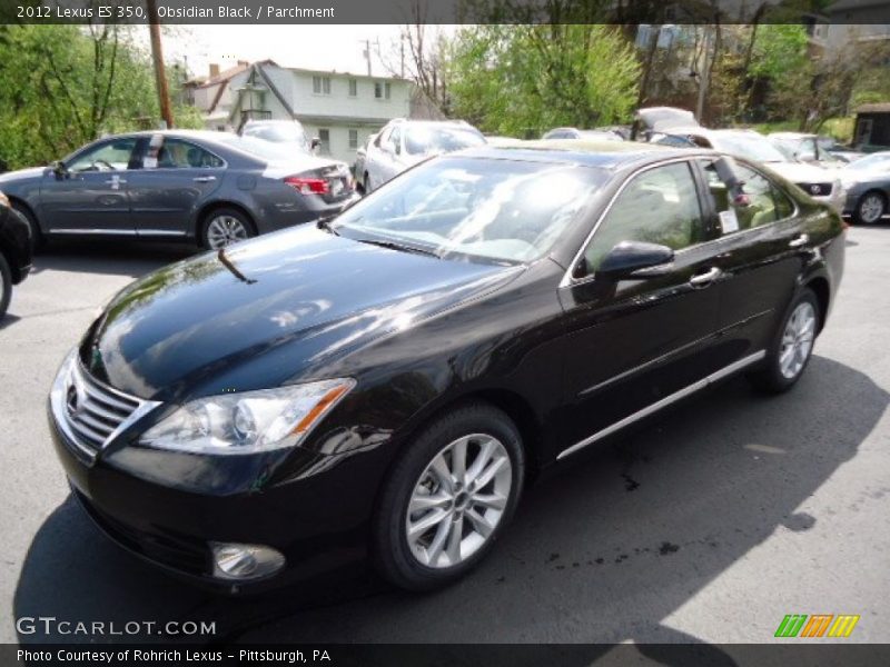 Obsidian Black / Parchment 2012 Lexus ES 350