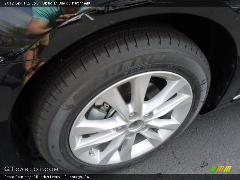 Obsidian Black / Parchment 2012 Lexus ES 350