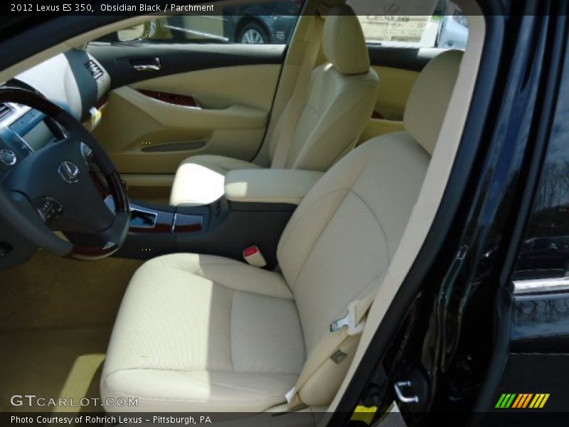 Obsidian Black / Parchment 2012 Lexus ES 350