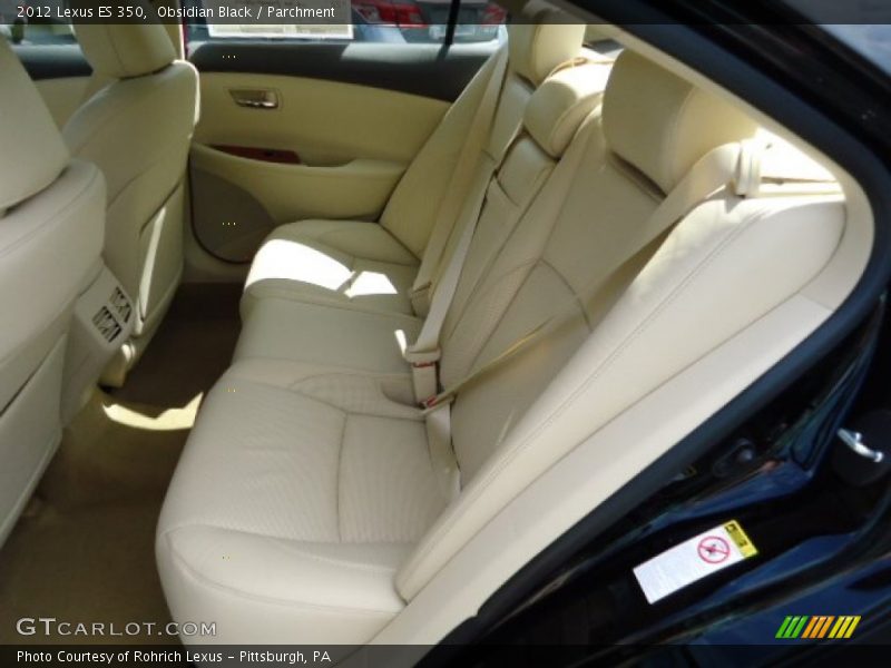 Obsidian Black / Parchment 2012 Lexus ES 350