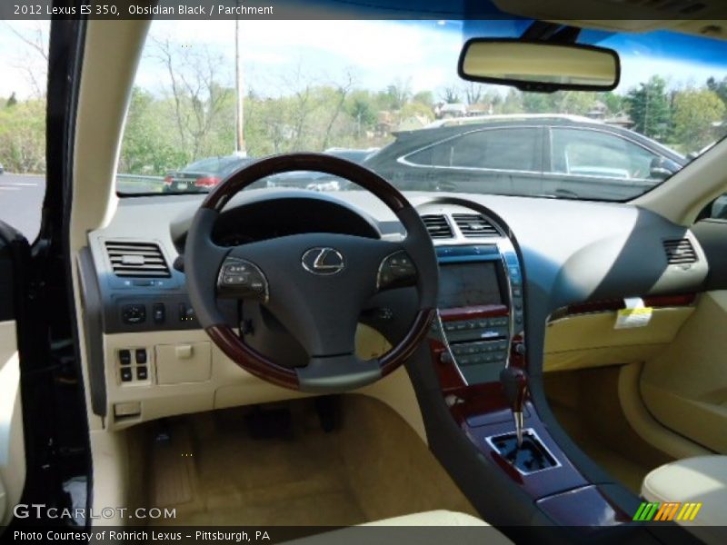 Obsidian Black / Parchment 2012 Lexus ES 350