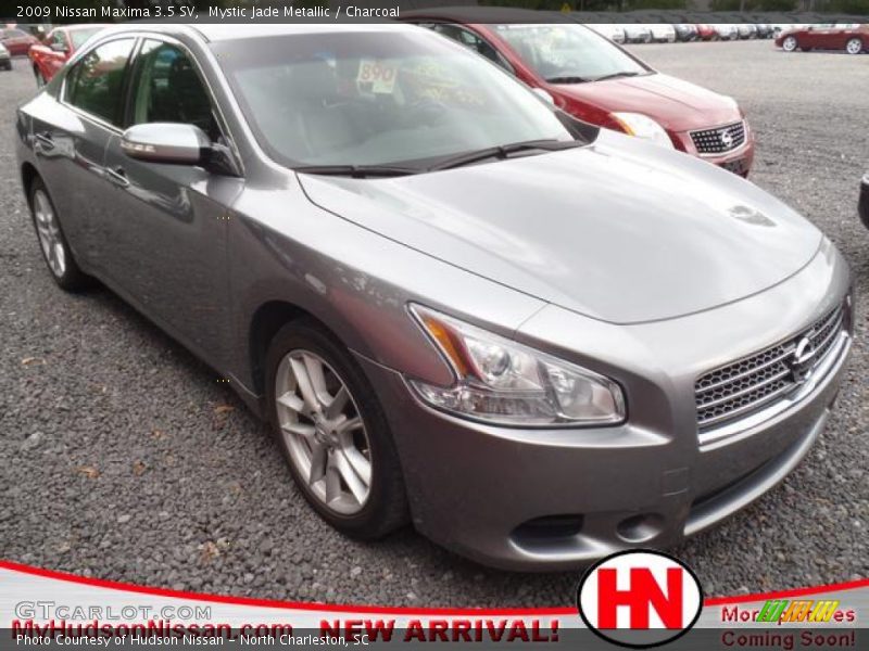 Mystic Jade Metallic / Charcoal 2009 Nissan Maxima 3.5 SV