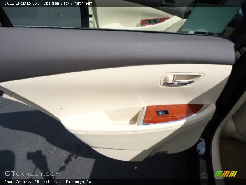 Obsidian Black / Parchment 2012 Lexus ES 350