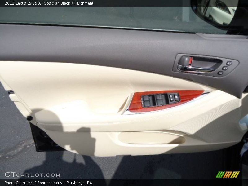 Obsidian Black / Parchment 2012 Lexus ES 350