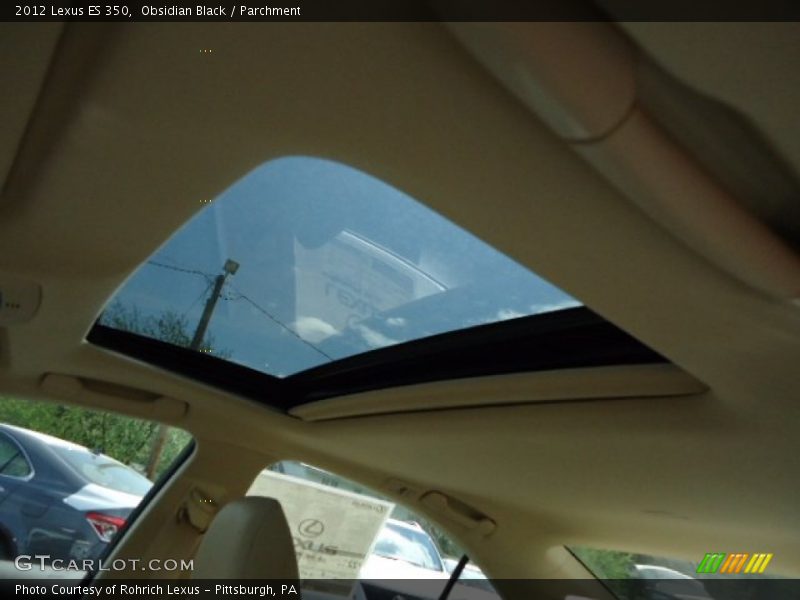 Obsidian Black / Parchment 2012 Lexus ES 350