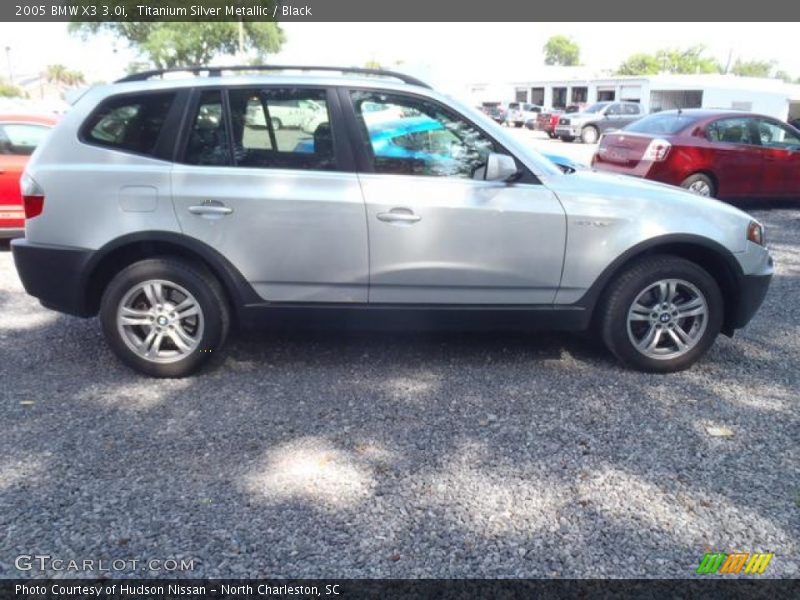 Titanium Silver Metallic / Black 2005 BMW X3 3.0i