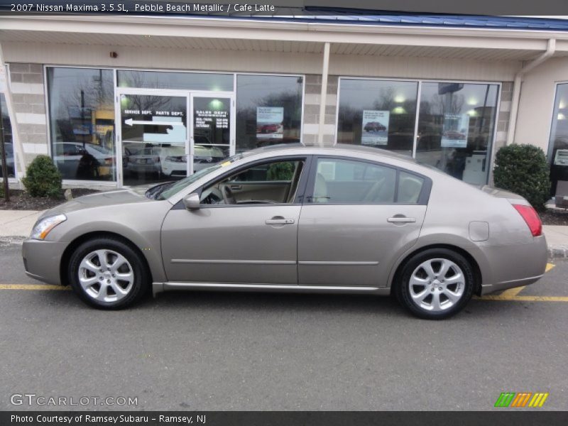 Pebble Beach Metallic / Cafe Latte 2007 Nissan Maxima 3.5 SL