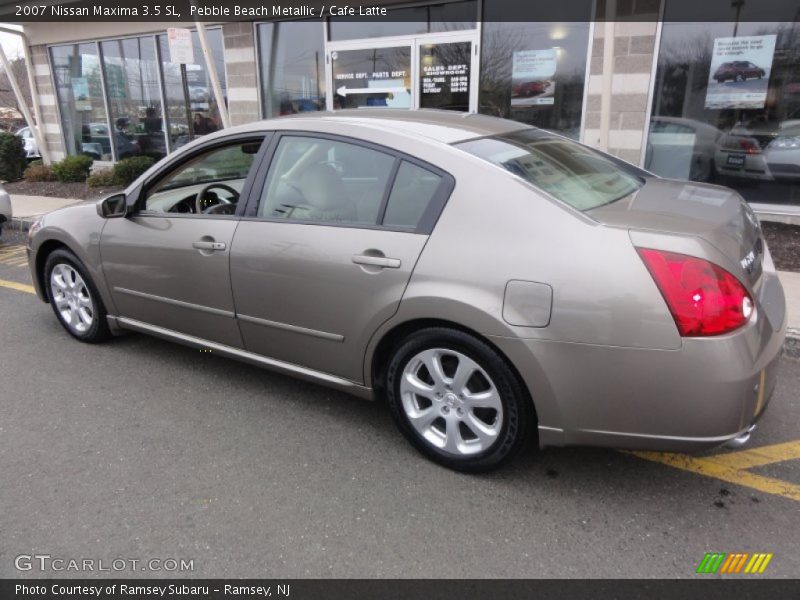 Pebble Beach Metallic / Cafe Latte 2007 Nissan Maxima 3.5 SL
