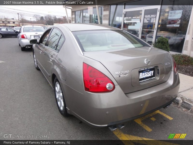 Pebble Beach Metallic / Cafe Latte 2007 Nissan Maxima 3.5 SL