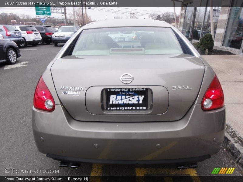 Pebble Beach Metallic / Cafe Latte 2007 Nissan Maxima 3.5 SL