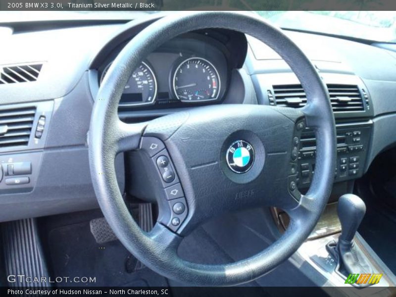 Titanium Silver Metallic / Black 2005 BMW X3 3.0i