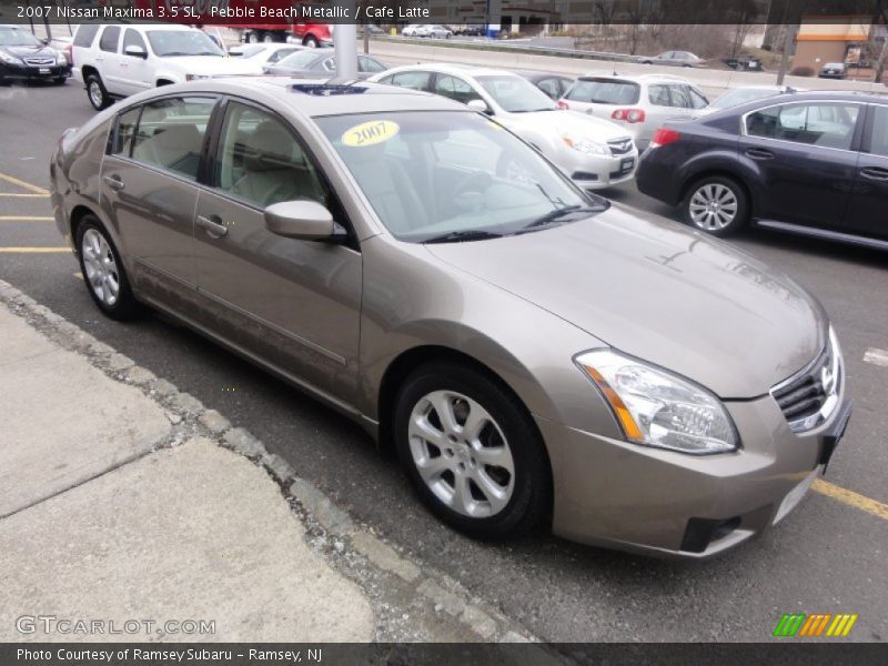 Pebble Beach Metallic / Cafe Latte 2007 Nissan Maxima 3.5 SL