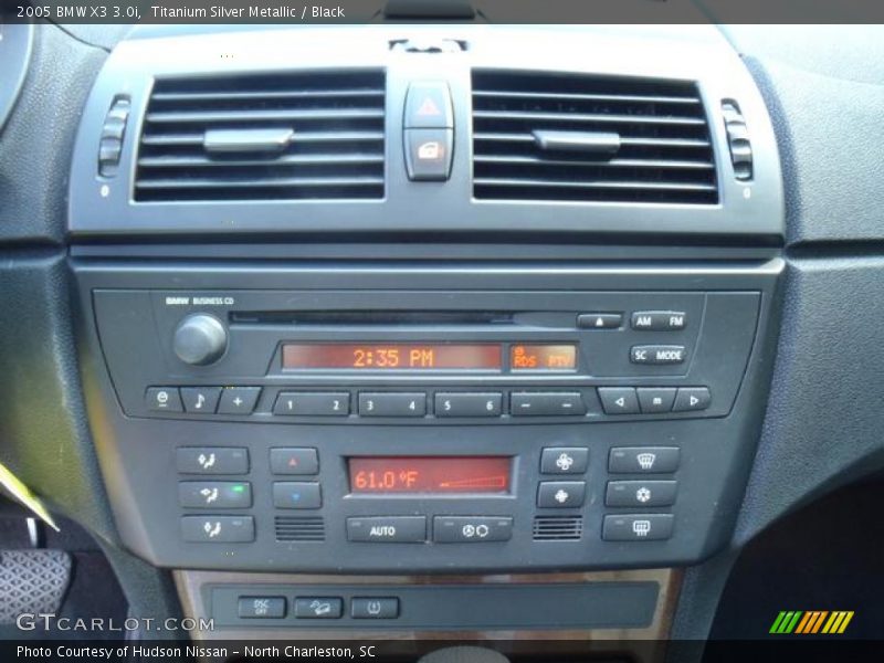 Titanium Silver Metallic / Black 2005 BMW X3 3.0i