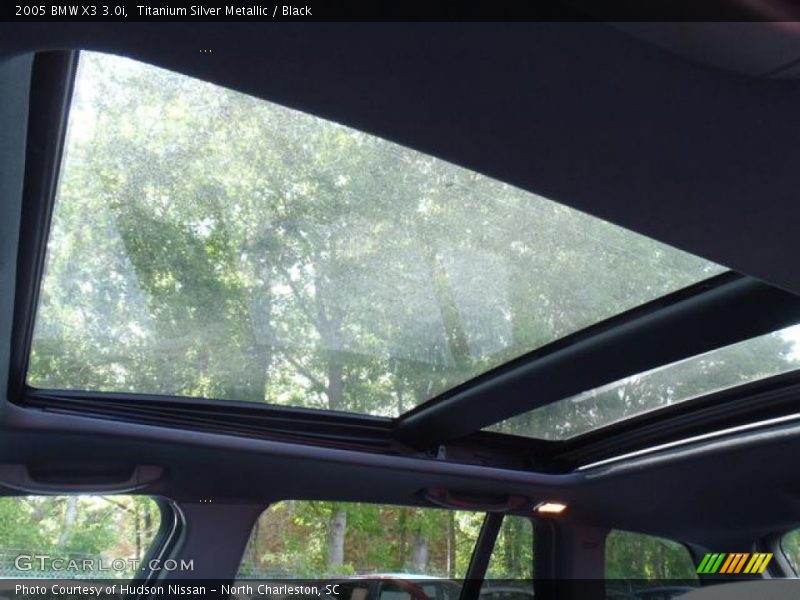Titanium Silver Metallic / Black 2005 BMW X3 3.0i