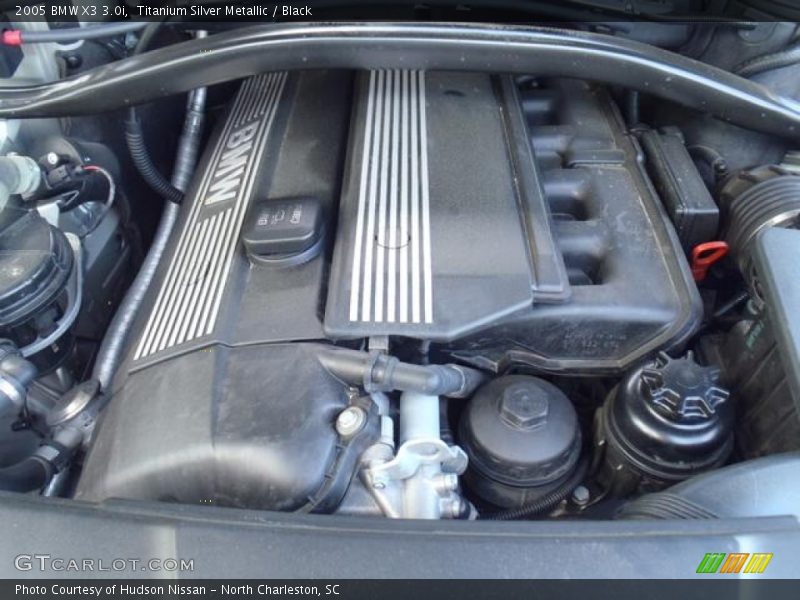 Titanium Silver Metallic / Black 2005 BMW X3 3.0i