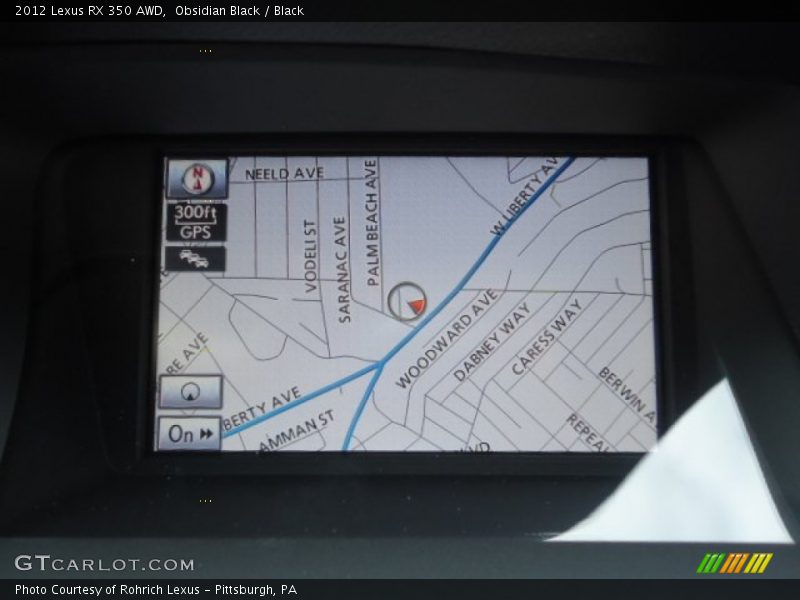 Obsidian Black / Black 2012 Lexus RX 350 AWD