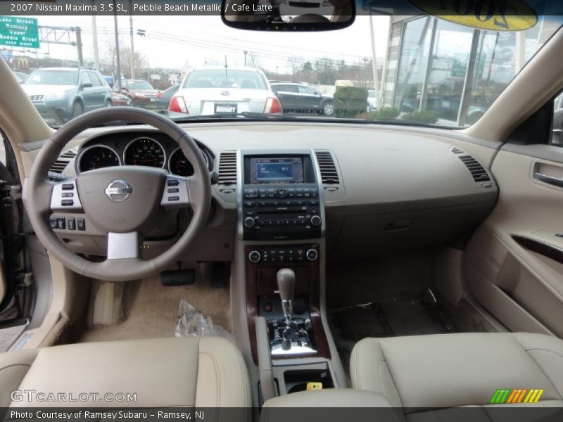 Pebble Beach Metallic / Cafe Latte 2007 Nissan Maxima 3.5 SL