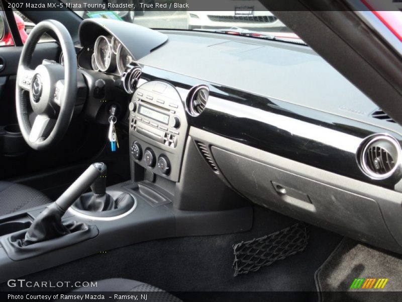True Red / Black 2007 Mazda MX-5 Miata Touring Roadster