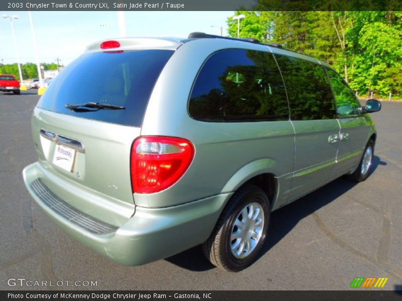 Satin Jade Pearl / Taupe 2003 Chrysler Town & Country LXi