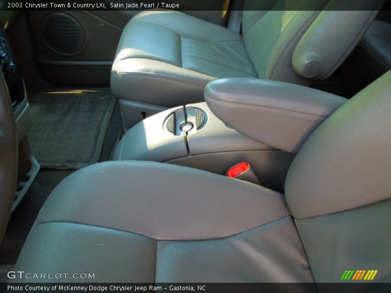 Satin Jade Pearl / Taupe 2003 Chrysler Town & Country LXi