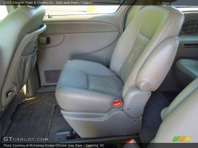 Satin Jade Pearl / Taupe 2003 Chrysler Town & Country LXi