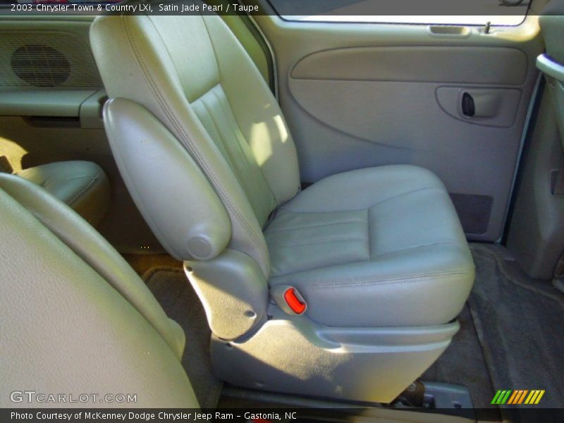 Satin Jade Pearl / Taupe 2003 Chrysler Town & Country LXi