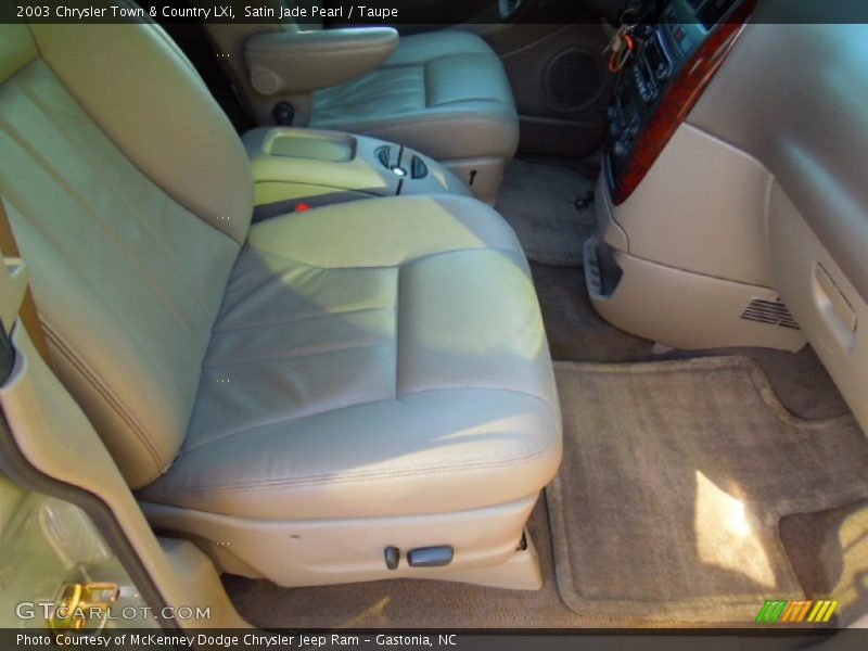 Satin Jade Pearl / Taupe 2003 Chrysler Town & Country LXi