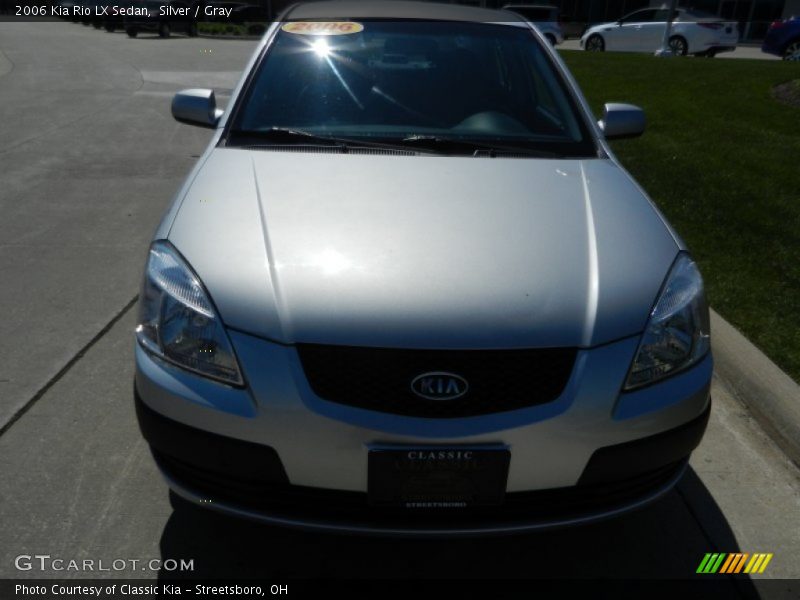 Silver / Gray 2006 Kia Rio LX Sedan