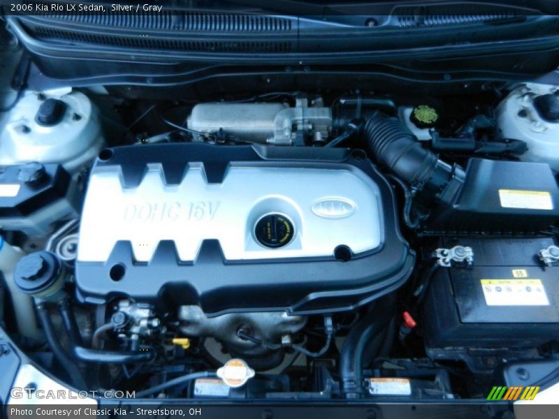 Silver / Gray 2006 Kia Rio LX Sedan
