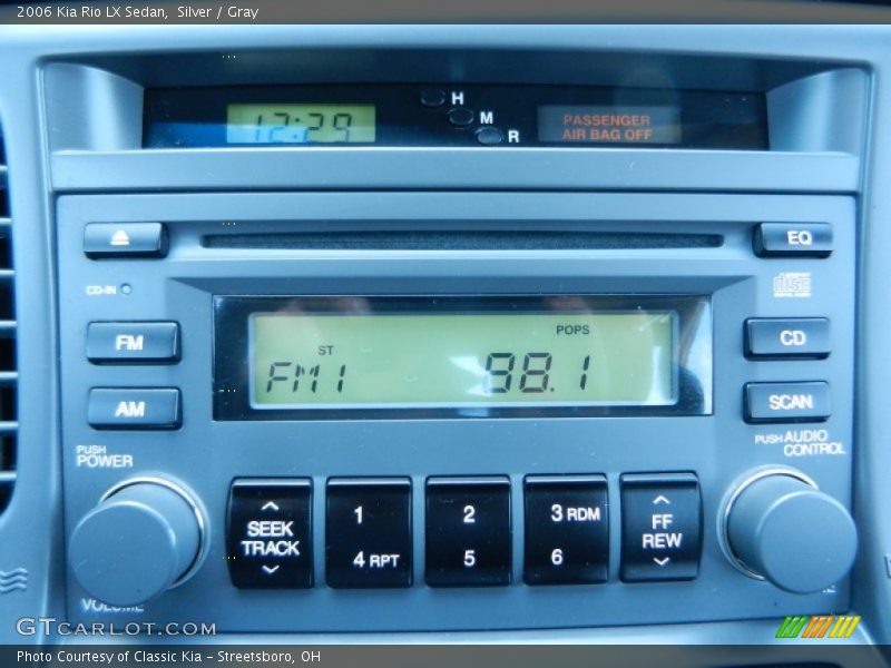 Silver / Gray 2006 Kia Rio LX Sedan