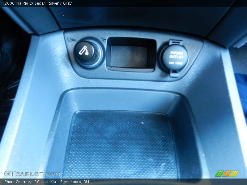Silver / Gray 2006 Kia Rio LX Sedan