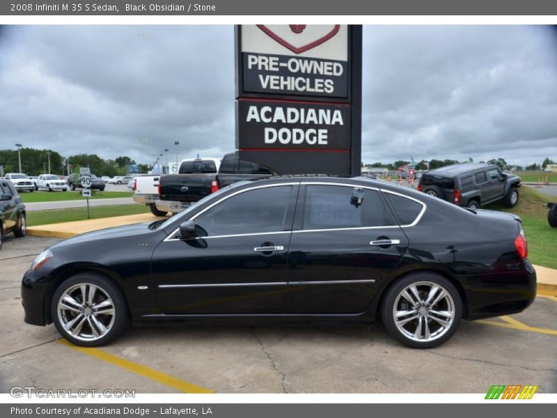 Black Obsidian / Stone 2008 Infiniti M 35 S Sedan
