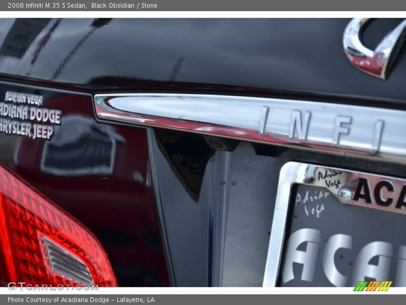 Black Obsidian / Stone 2008 Infiniti M 35 S Sedan