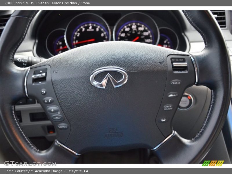 Black Obsidian / Stone 2008 Infiniti M 35 S Sedan
