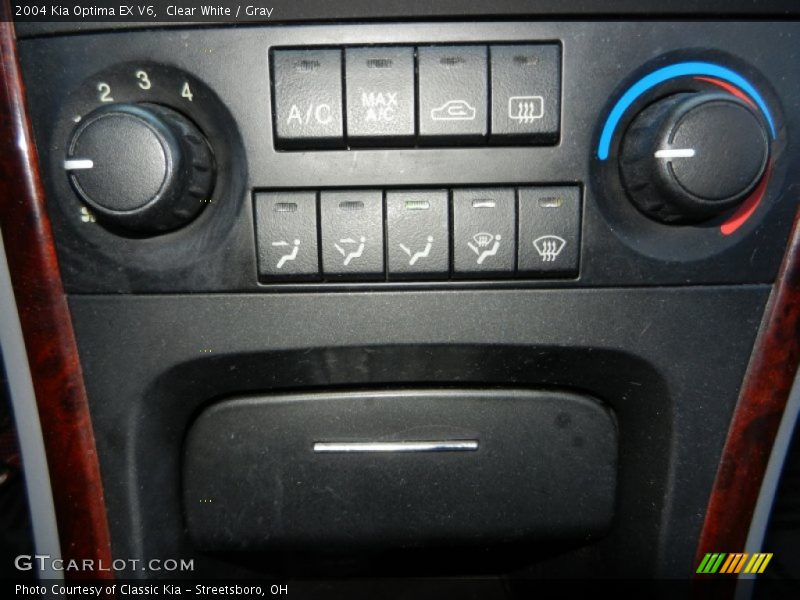 Clear White / Gray 2004 Kia Optima EX V6