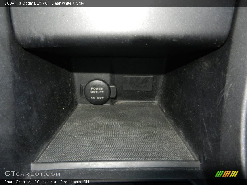 Clear White / Gray 2004 Kia Optima EX V6
