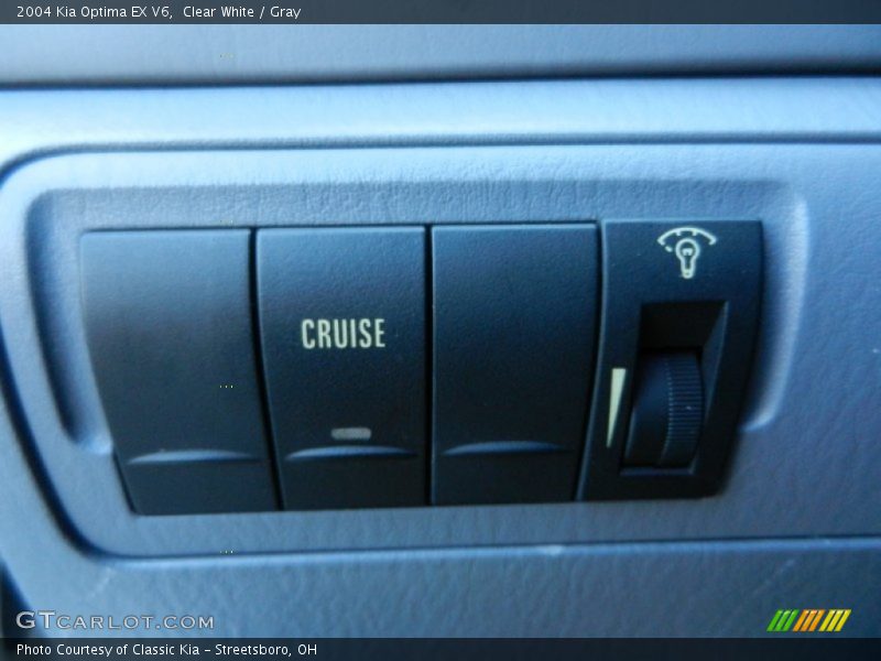 Clear White / Gray 2004 Kia Optima EX V6