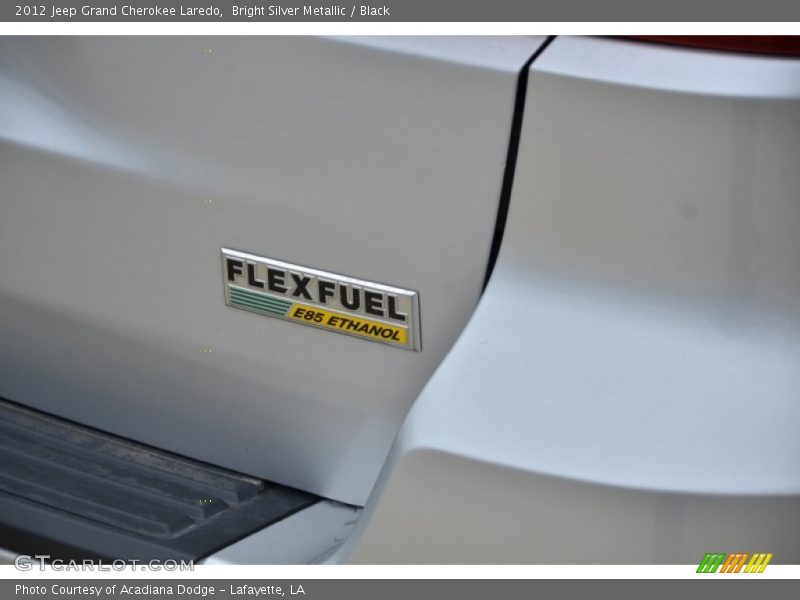 Bright Silver Metallic / Black 2012 Jeep Grand Cherokee Laredo