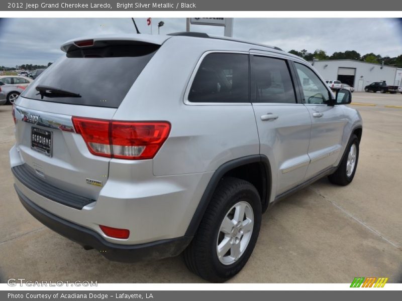 Bright Silver Metallic / Black 2012 Jeep Grand Cherokee Laredo