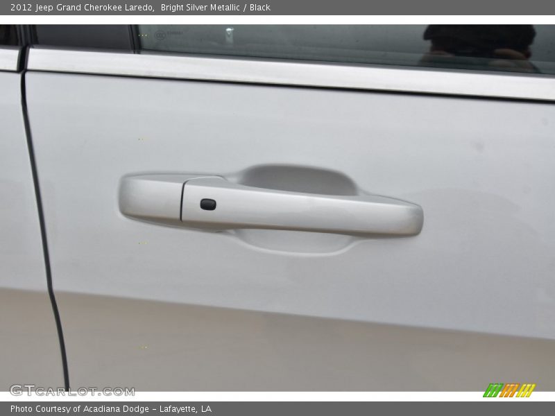 Bright Silver Metallic / Black 2012 Jeep Grand Cherokee Laredo
