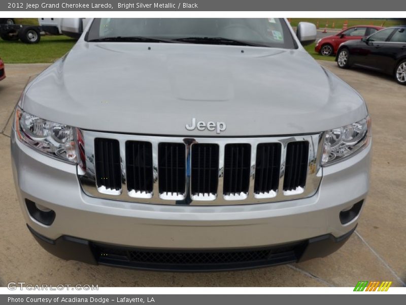 Bright Silver Metallic / Black 2012 Jeep Grand Cherokee Laredo