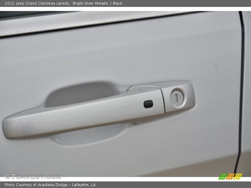 Bright Silver Metallic / Black 2012 Jeep Grand Cherokee Laredo