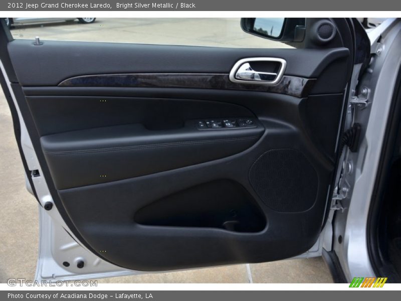 Bright Silver Metallic / Black 2012 Jeep Grand Cherokee Laredo