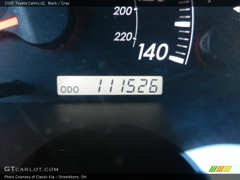 Black / Gray 2005 Toyota Camry LE