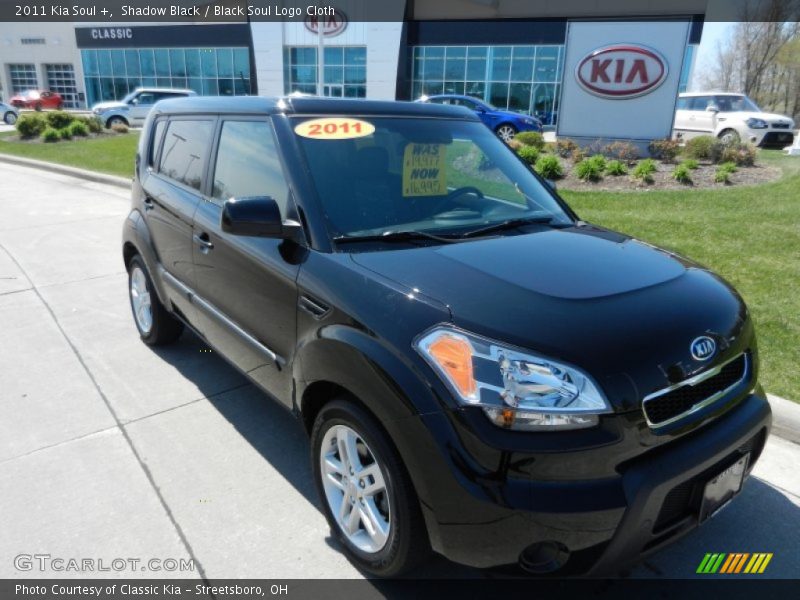 Shadow Black / Black Soul Logo Cloth 2011 Kia Soul +