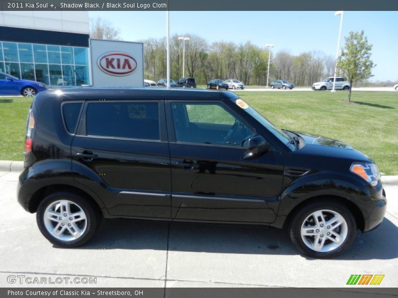 Shadow Black / Black Soul Logo Cloth 2011 Kia Soul +