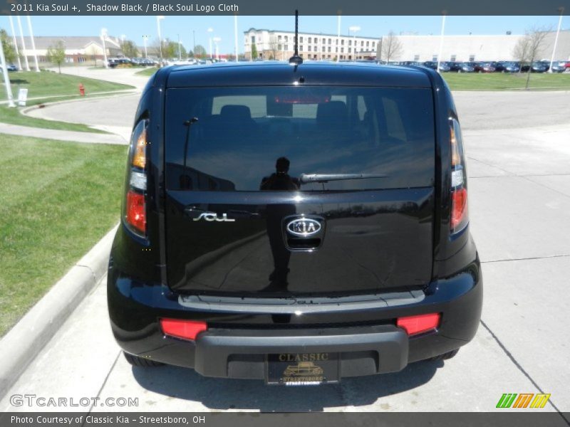 Shadow Black / Black Soul Logo Cloth 2011 Kia Soul +
